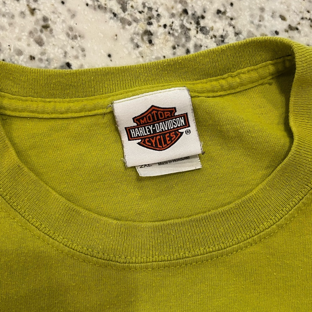 Harley-Davidson Print Maverick T-Shirt Men’s Size 2XL XXL - Green - Picture 5 of 9